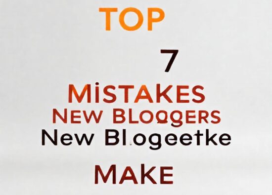 Top 7 Mistakes New Bloggers Make